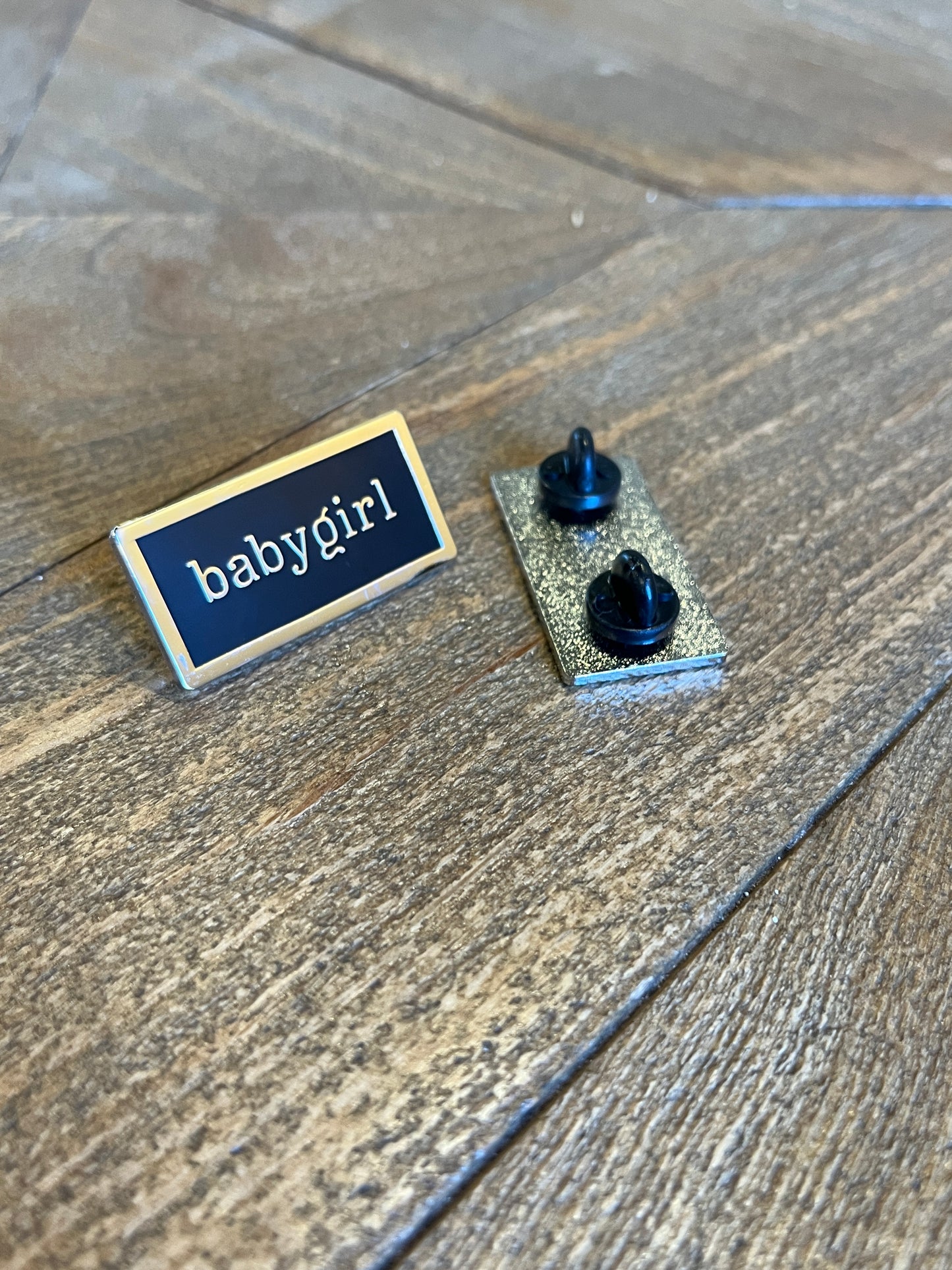 babygirl Kink Title Stacker Pin