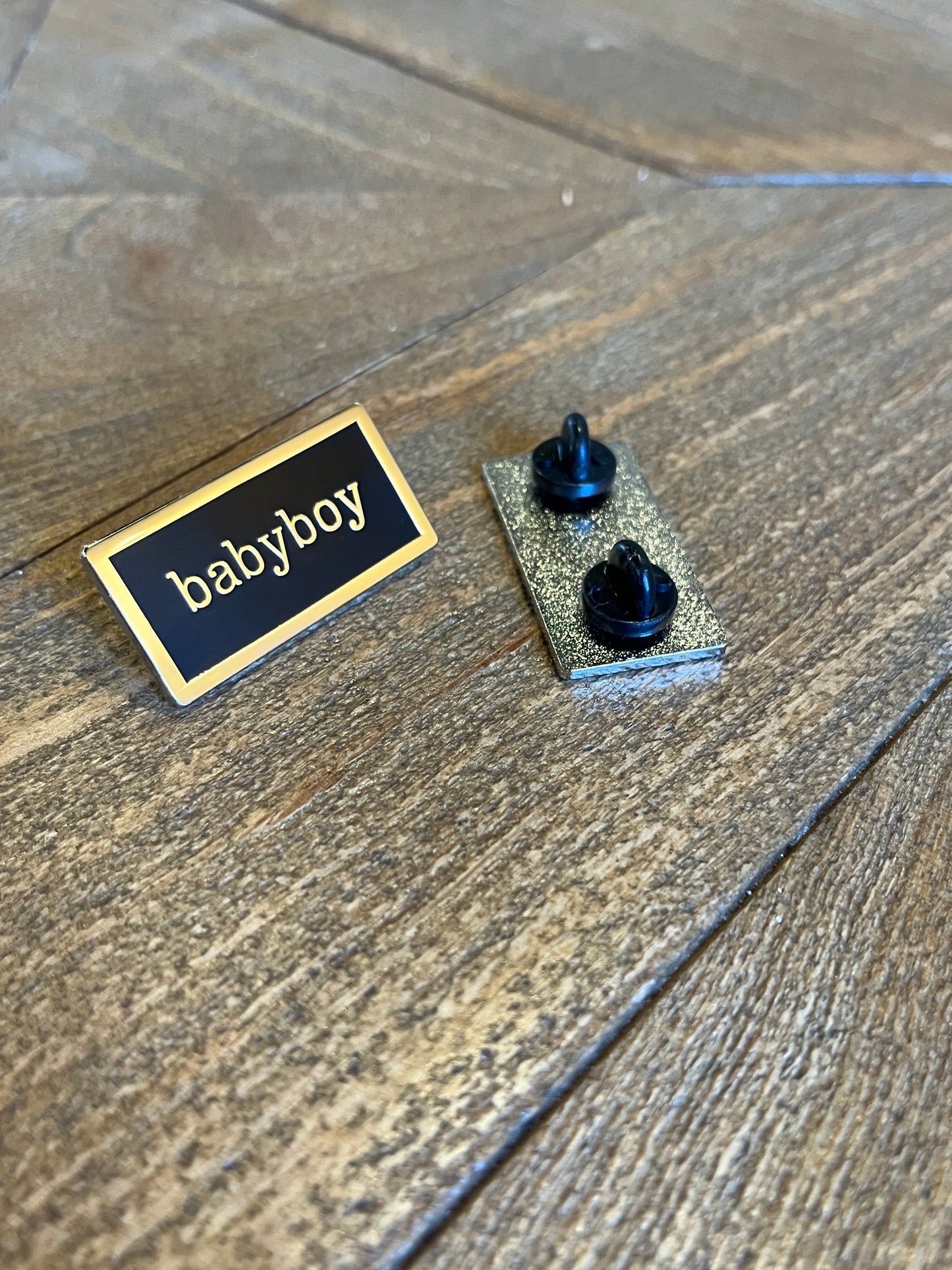 babyboy Kink Title Stacker Pin