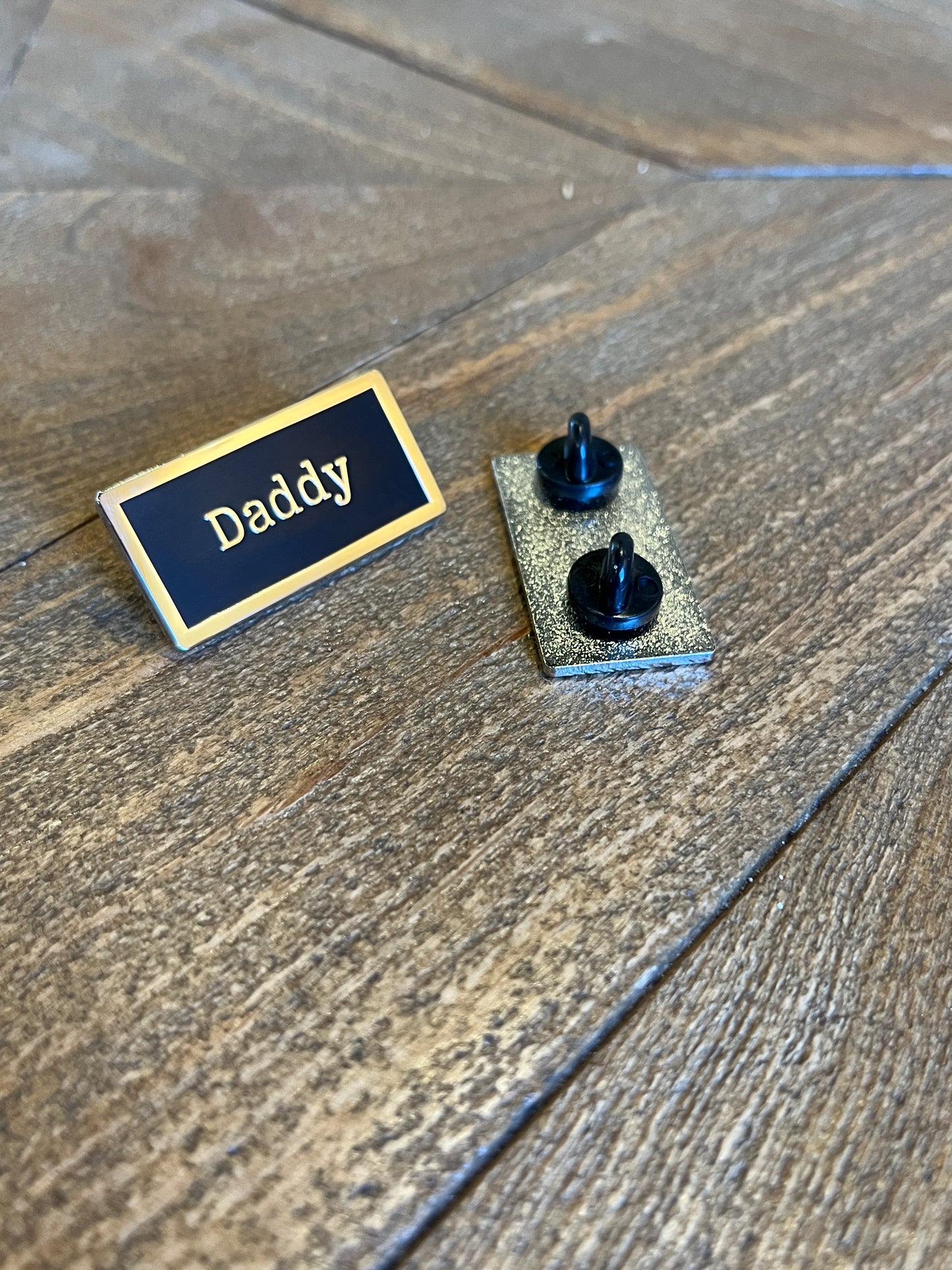 Daddy Kink Title Stacker Pin