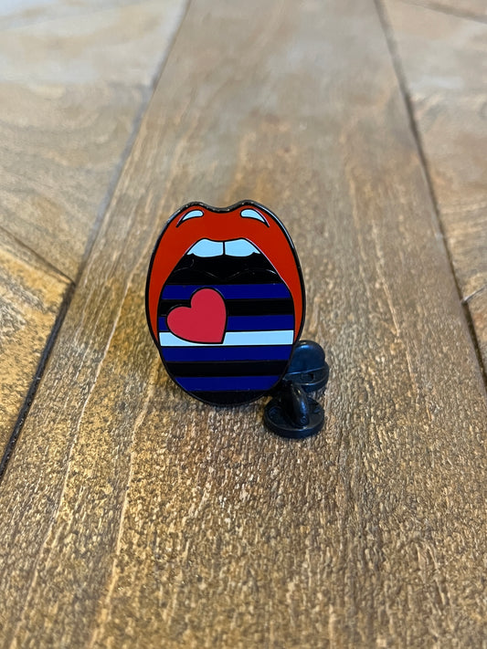 Leather Pride Pin