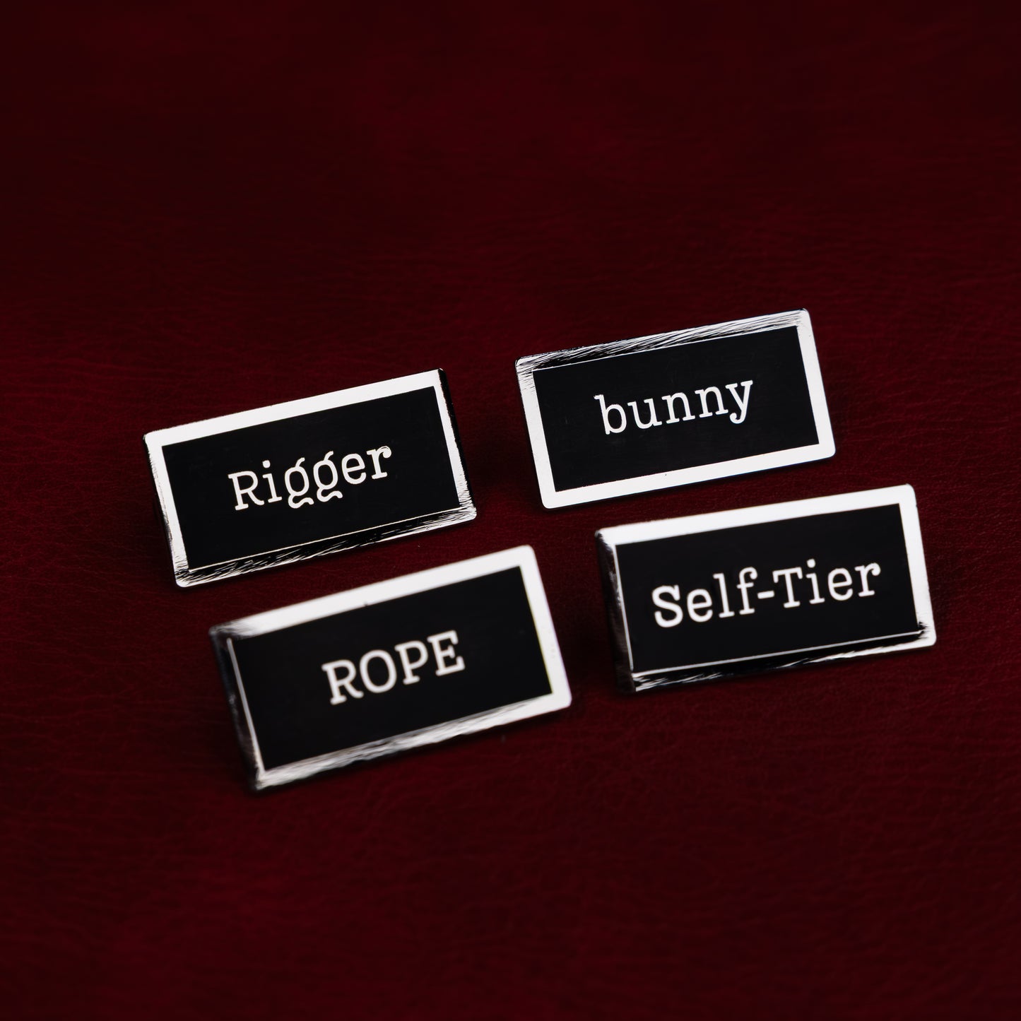 Rigger Kink Title Stacker Pin