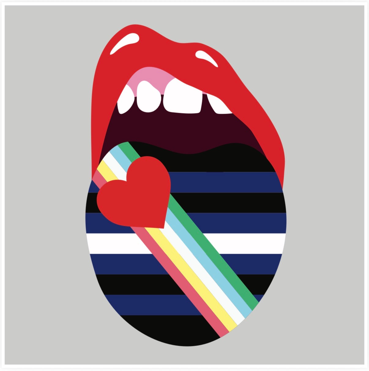 Leather Disability Pride Flag