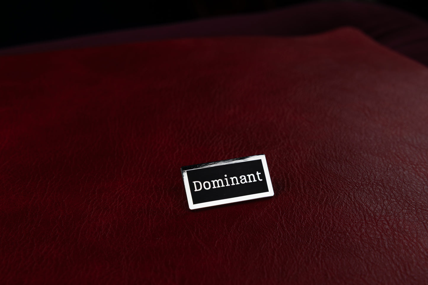 Dominant Kink Title Stacker Pin