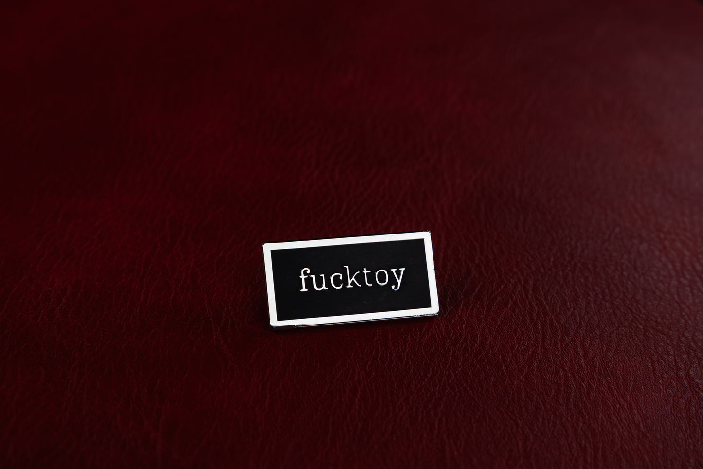 fucktoy Kink Title Stacker Pin