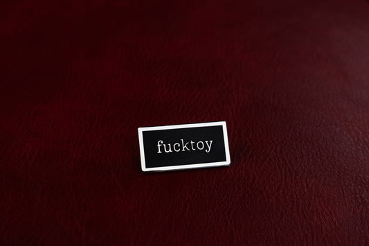 fucktoy Kink Title Stacker Pin