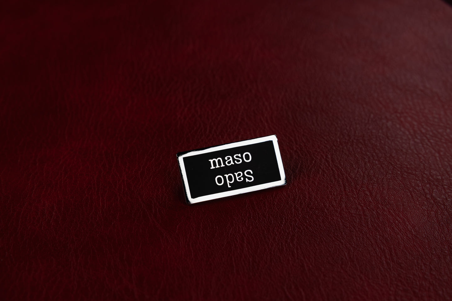 Sado/maso Kink Title Stacker Pin