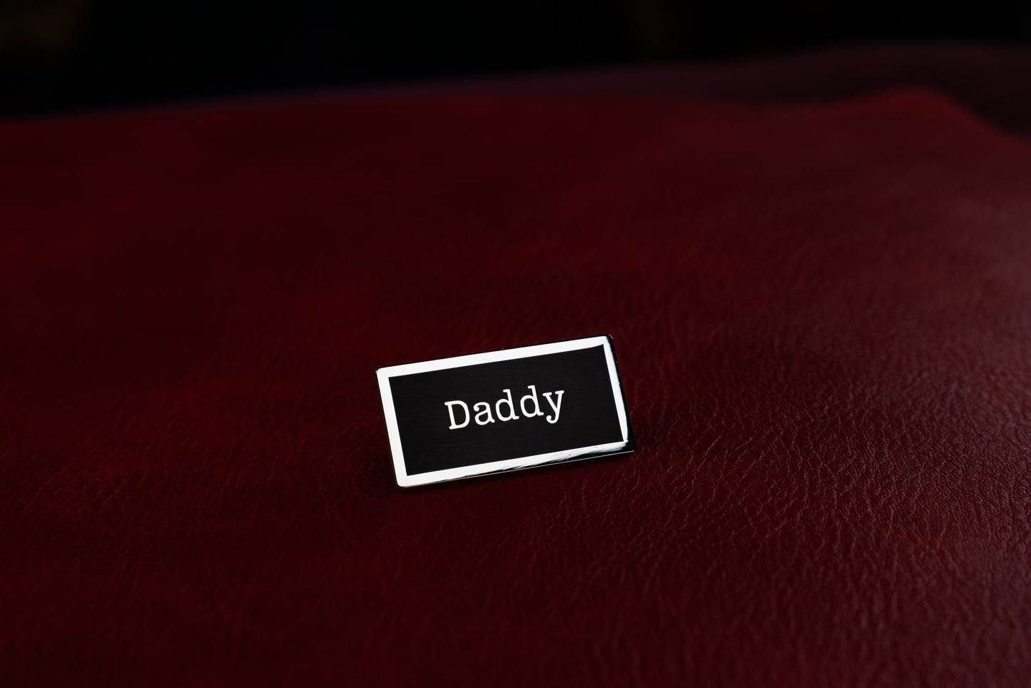 Daddy Kink Title Stacker Pin