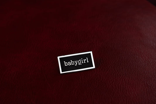 babygirl Kink Title Stacker Pin